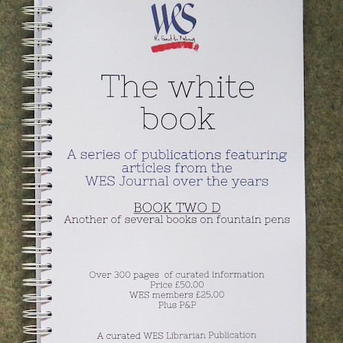 WES White Book #2D - Fountain Pens