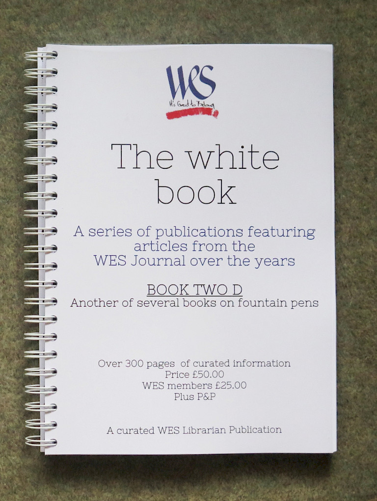 WES White Book #2D - Fountain Pens